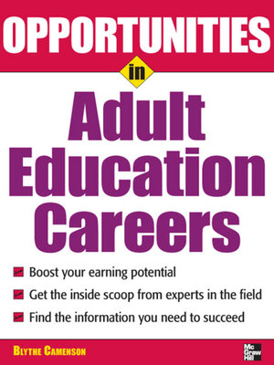 cover image of Opportunities in Adult Education